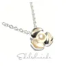 Anhänger Perle 925 Silber dezent inklusive Kette 42-45 cm Produktbild-Vorschau 2