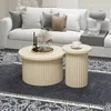 MODFU  Couchtisch, Runder Beistelltisch,Kaffeetisch mit Produktbild-Vorschau 1