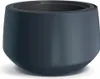A dark gray planter pot shown from the front on a white background. Anteprima dell’immagine prodotto