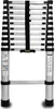 A folded aluminum telescopic ladder is shown against a white background. Náhľad obrázku produktu