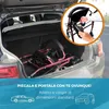 Clinicalfy Rollator pieghevole Deambulatore Freni a mano 4 Anteprima dell’immagine prodotto 3