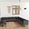 vidaXL Set da salotto da giardino 4 pezzi con cuscini in Anteprima dell’immagine prodotto 11