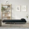 vidaXL Schlafsofa Schwarz Stoff Produktbild-Vorschau 3