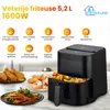 Extralink heteluchtfriteuse, 5,2 liter, 1600W, met Productafbeelding-voorbeeld 8