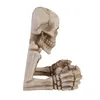 Uchwyt na papier toaletowy z czaszką, żywiczny uchwyt na Podgląd zdjęcia produktu 5