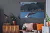 MuchoWow® Wandteppich Wandbehang Nordamerika - Meer - Wale Produktbild-Vorschau 5