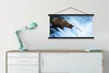 MuchoWow® Textilposter Bär - Fisch - Wasserfall 90x45 cm Produktbild-Vorschau 3
