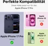 Collage showing compatibility of a phone case with different iPhone models. Produktbild-Vorschau