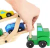 Holz-LKW - Abschleppwagen + Autosatz 22698 Produktbild-Vorschau 10