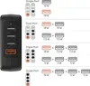 Diagrams showing different charging port configurations and their corresponding power outputs. Anteprima dell’immagine prodotto