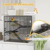 PawHut Hamsterkäfig für Zwerghamster, 4-stufig Nagerkäfig Produktbild-Vorschau 6