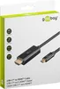 Goobay 75698, 3 m, USB Type-C, HDMI, Męska, Męska, Prosty Podgląd zdjęcia produktu 2