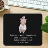 Mr. & Mrs. Panda Mousepad Ärztin Superheld - Schwarz - Produktbild-Vorschau 2