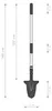 Spear Head, spade, tuinschep, schop, XL, geel, 148x23 cm Productafbeelding-voorbeeld 6