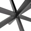 Giga Meubel Esstisch Mansour - Oval Schwarz Mangoholz - Produktbild-Vorschau 5