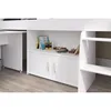 Lit combiné pour enfants avec détails blancs 90 x 200 cm – Voir les images du produit 8