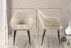 2er Set Esszimmerstühle Boise Stoff taupe Produktbild-Vorschau 1