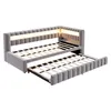 Merax Polsterbett 90×201cm mit Ausziehbett, Tagesbett mit Produktbild-Vorschau 10