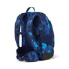 A blue camouflage backpack shown from the back and side. Produktbild-Vorschau
