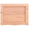 Waschtischplatte Hellbraun 40x30x(2-6) cm Massivholz Produktbild-Vorschau 4