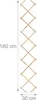 Relaxdays Rankgitter ausziehbar, 3er Set, 180x30 cm, Holz, Produktbild-Vorschau 4