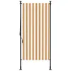 Vonkajšia roleta oranžovo-biela 100x270 cm látka a oceľ Náhľad obrázku produktu 3