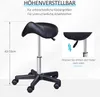 HOMCOM Stolek na kolečkách, výškově nastavitelný otočný Náhled obrázku produktu 4