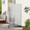 vidaXL Súkromný paraván sivý 100 x 50 x 180 cm oceľ Náhľad obrázku produktu 2