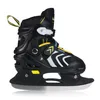 A single black and yellow children's skate is shown against a white background. Voir les images du produit