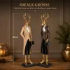 formano Hirsch Figuren 2er Set 38 cm Gold Weihnachten Produktbild-Vorschau 4
