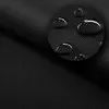 A close-up view of black fabric with water droplets on it, highlighting its waterproof properties. Anteprima dell’immagine prodotto