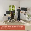 AREBOS Struttura Scrivania Elettrica Regolabile in Altezza Anteprima dell’immagine prodotto 4