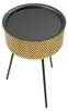 Table d'appoint tressée en fer, diamètre 40 cm, hauteur 65 Voir les images du produit 2