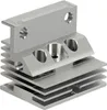 A close-up, isolated shot of a metal heatsink for a 3D printer. Náhled obrázku produktu