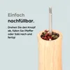 Pfeffer- und Salzmühlen-Set Naturbelassen Akazienholz Produktbild-Vorschau 6