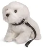 Uni-Toys - Malteser (met riem) - 26 cm (lengte) - Pluchen Productafbeelding-voorbeeld 2