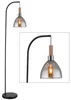 Globo Lighting Stehleuchte Metall schwarz matt, 1x E27 LED Produktbild-Vorschau 5