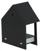 ESSCHERT Wandfutterhaus 19,4x12,3x23,2cm anthrazit/weiß Podgląd zdjęcia produktu 7