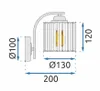 Lampada da Parete tooLight App509-1W Chrome Anteprima dell’immagine prodotto 6