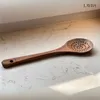 LAYBA Cucchiaio scanalato in teak (28 cm) Cucchiaio Anteprima dell’immagine prodotto 3