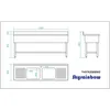 Spültisch Aus Edelstahl, Zwei Becken Mitte, 200 X 60 Produktbild-Vorschau 9