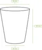 Kraftpapierbecher, Dispersionsbecher, „Weihnachten“, 250 Produktbild-Vorschau 6