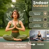 RE:SPORT Yogamatte Dunkelgrün Fitnessmatte Gymnastikmatte Produktbild-Vorschau 4