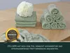 10er Set Handtücher, 50x100 cm, 100% Baumwolle, salbei grün Produktbild-Vorschau 5