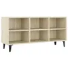 Mobili TV vidaXL con gambe in metallo, rovere Sonoma, 103,5 Anteprima dell’immagine prodotto 1