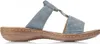 Rieker Damen Pantolette mit Klettverschluss und T-Riemen Produktbild-Vorschau 64