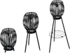 LED Solar Stehlampe Stehleuchte Tischlampe mit warmweißem Produktbild-Vorschau 1