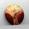 Wanduhr - Rund - Glasuhr - Mann Berg Freiheit - 40x40cm - Produktbild-Vorschau 4