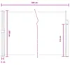 vidaXL Auvent latéral extensible, couleur sable, 500 x 200 Voir les images du produit 8