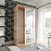 IDOHOME-Zweitüriger Schiebetürenschrank mit Spiegel PEDRI Produktbild-Vorschau 6